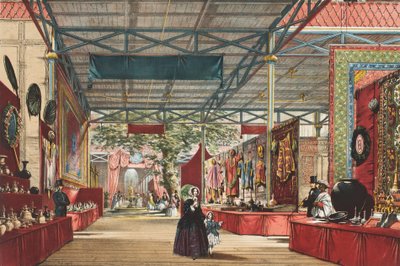 Vista della Grande Esposizione del 1851: Esposizione indiana, 1854 da Joseph Nash